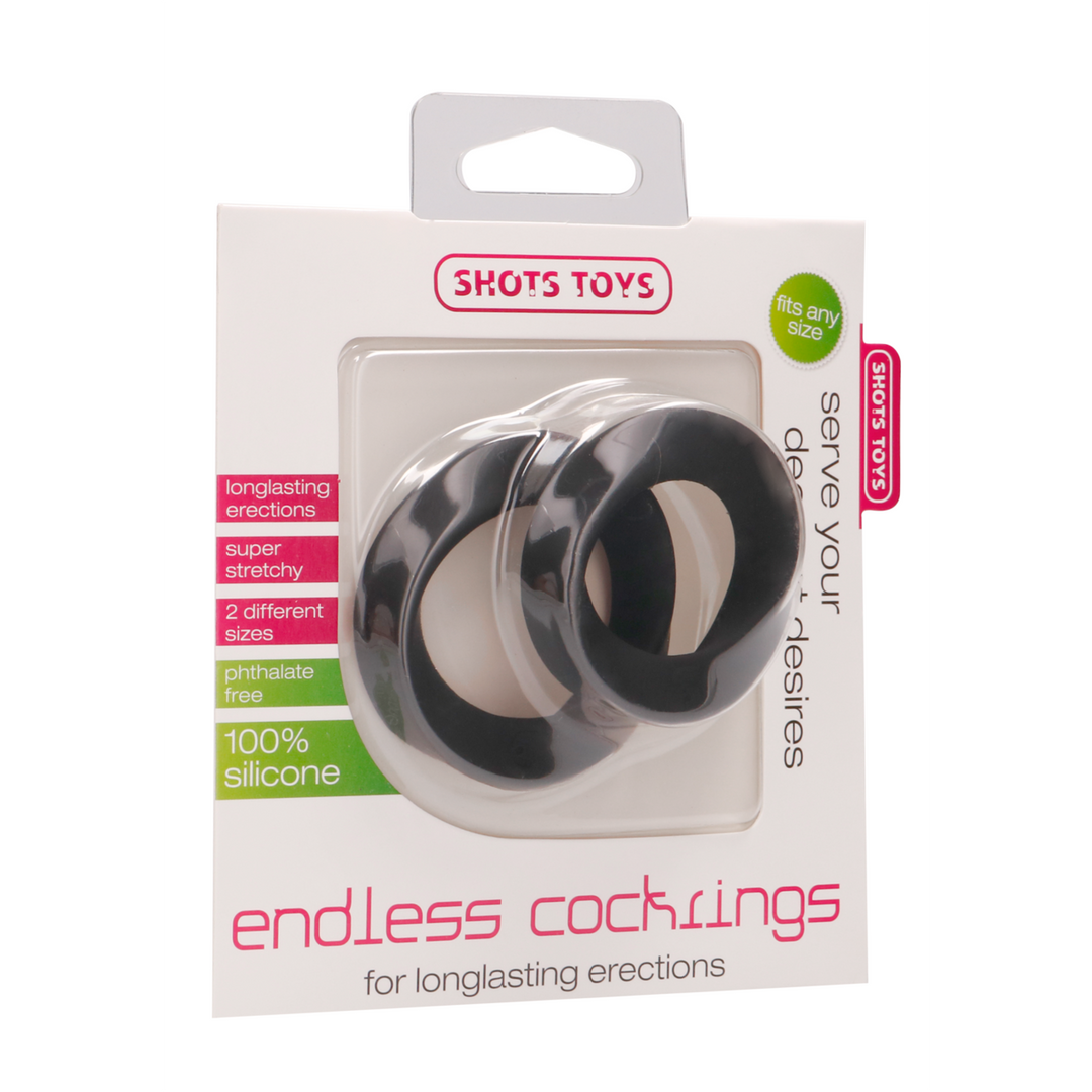 Penisring endlos Schwarz 5,5 x Ø 5,5 cm