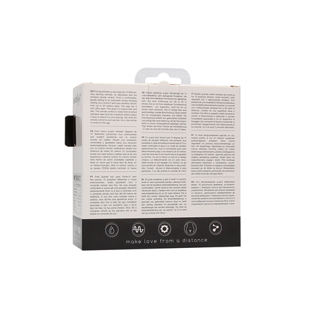 Vibro-Ei G-Punkt kabellos Schwarz 8,8 x Ø 3,4 cm