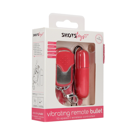 Vibro-Bullet mit Fernbedienung Pink 6,3 x Ø 1,9 cm
