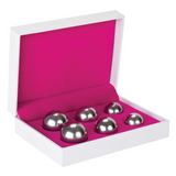 Liebeskugeln-Set Ben Wa Silber 2,5 x Ø 2 cm