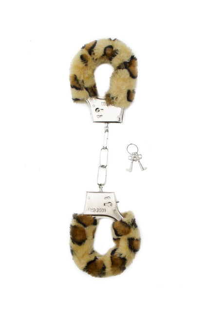 Handschellen Shots Toys aus Stahl mit Plüschfutter und Schnelllöser