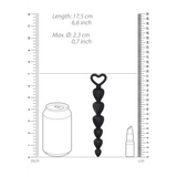 Analkette Silikon Schwarz 14,8 x Ø 2,5 cm