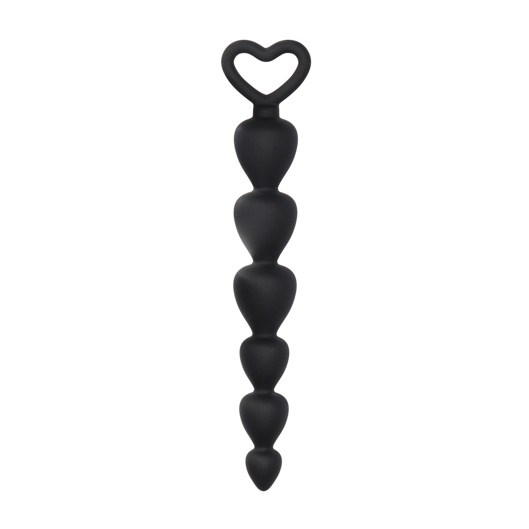 Analkette Silikon Schwarz 14,8 x Ø 2,5 cm