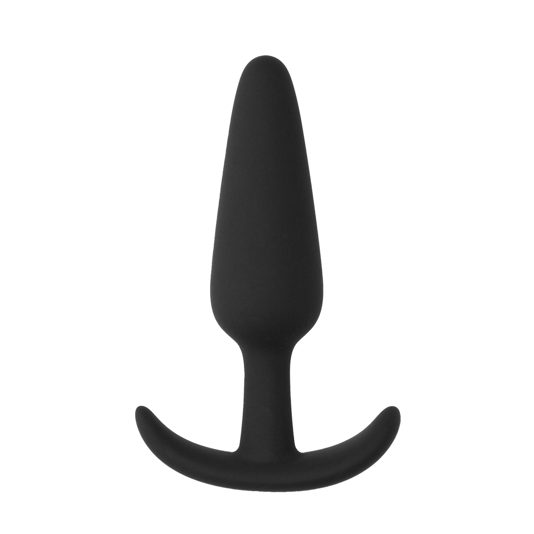 Analplug Slim für Anfänger Schwarz 7,5 x Ø 2,2 cm
