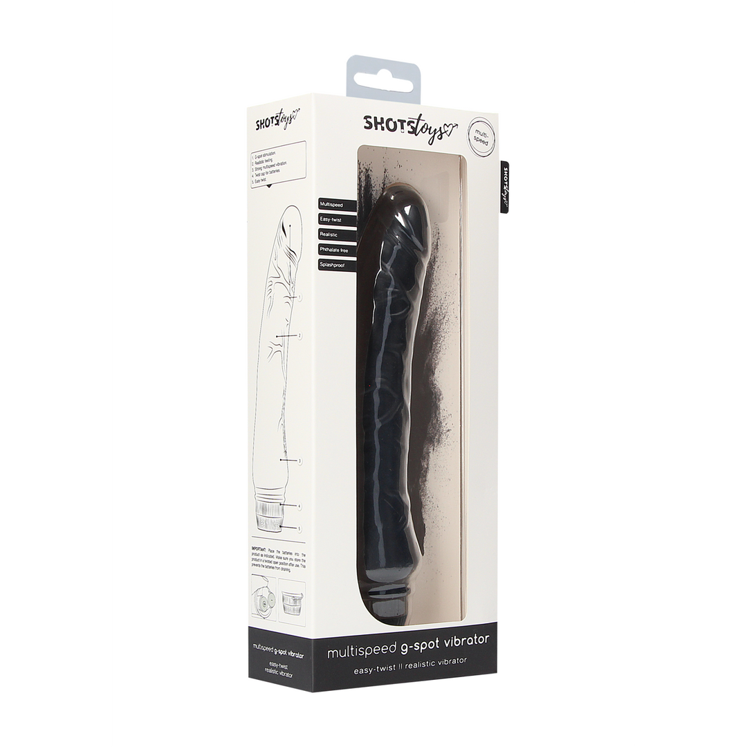 G-Punkt-Vibrator Multispeed Schwarz 21 x Ø 4 cm