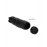 Realistischer Vibrator Multispeed Schwarz 20 x Ø 5 cm