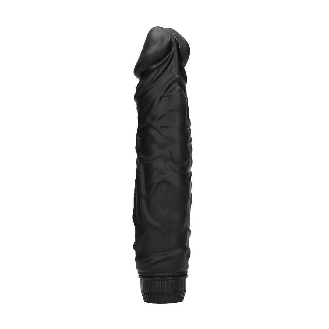Realistischer Vibrator Multispeed Schwarz 20 x Ø 5 cm