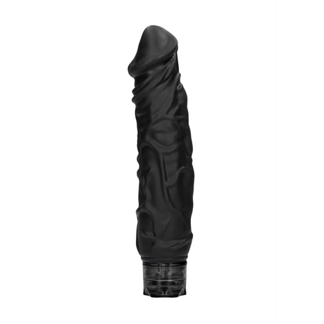 Realistischer Vibrator Multispeed Schwarz 20,5 x Ø 5 cm