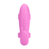 Vibrator Eliott mit Aufsätzen Pink 11,3 cm