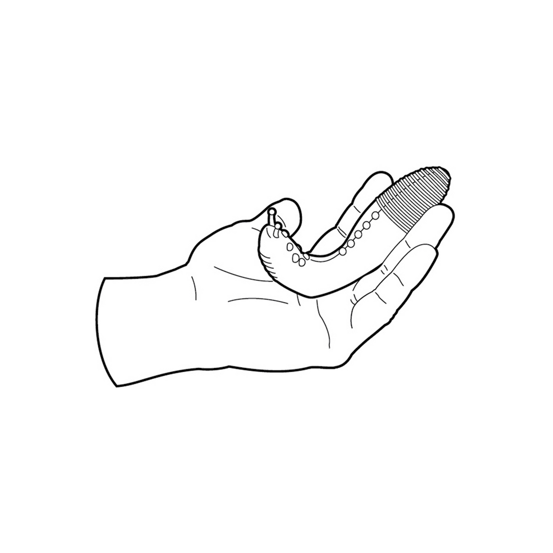Vibrator Eliott mit Aufsätzen Pink 11,3 cm