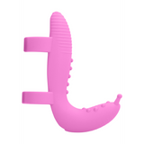 Vibrator Eliott mit Aufsätzen Pink 11,3 cm