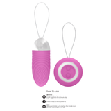 Vibro-Ei Ethan mit Fernbedienung Pink 9 cm