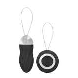 Vibro-Ei George mit Fernbedienung Schwarz 9 cm