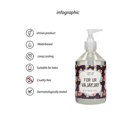 Gleitgel For Ur Vajayjay wasserbasiert 500 ml