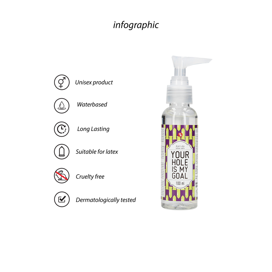 Anal-Gleitgel Dein Loch ist mein Ziel 100 ml