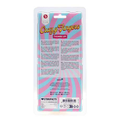 Dildo Daumen hoch Hautfarbe 9,2 x Ø 2,9 cm