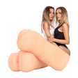 Masturbator Twins Vagina 2 Stück Hautfarbe 11,9 x Ø 5,4 cm