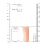 Masturbator selbstschmierend Anal Hautfarbe 12 x Ø 6,5 cm