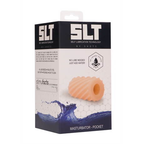 Masturbator selbstschmierend Taschenformat Hautfarbe 7,5 x Ø 3 cm