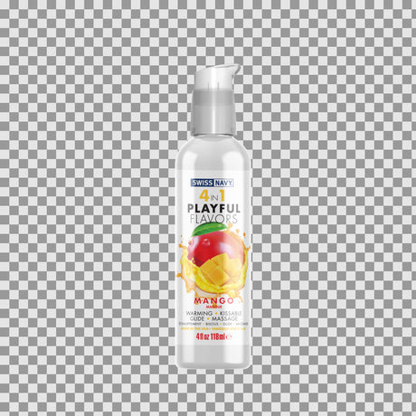 Gleitgel Swiss Navy 4 in 1 Mango mit Geschmack 118 ml