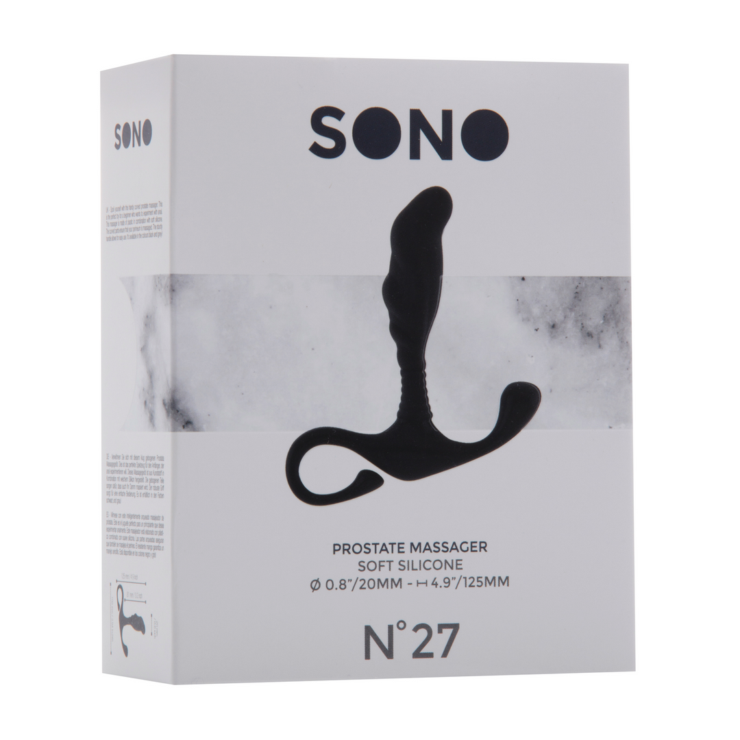 Prostata-Vibrator Nr. 27 Schwarz 12,5 x Ø 2 cm