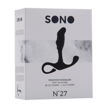 Prostata-Vibrator Nr. 27 Schwarz 12,5 x Ø 2 cm