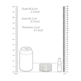Penisring Nr. 94 Masturbator und Bumper in 1 Durchsichtig 4 x Ø 4 cm