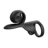 Stimulator Jovi Ring für Paare Schwarz 12 x Ø 3,5 cm