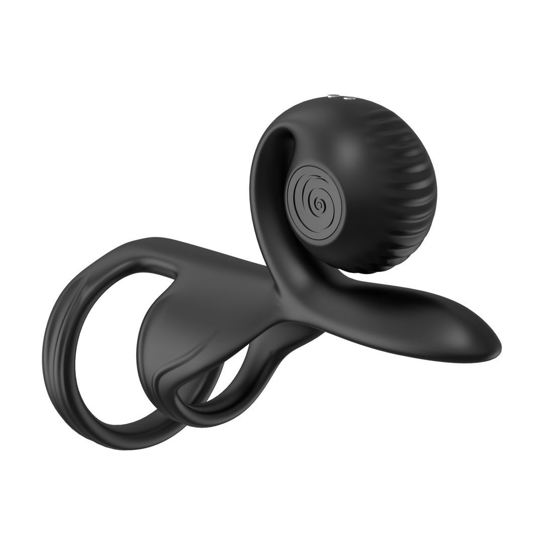Stimulator Jovi Ring für Paare Schwarz 12 x Ø 3,5 cm