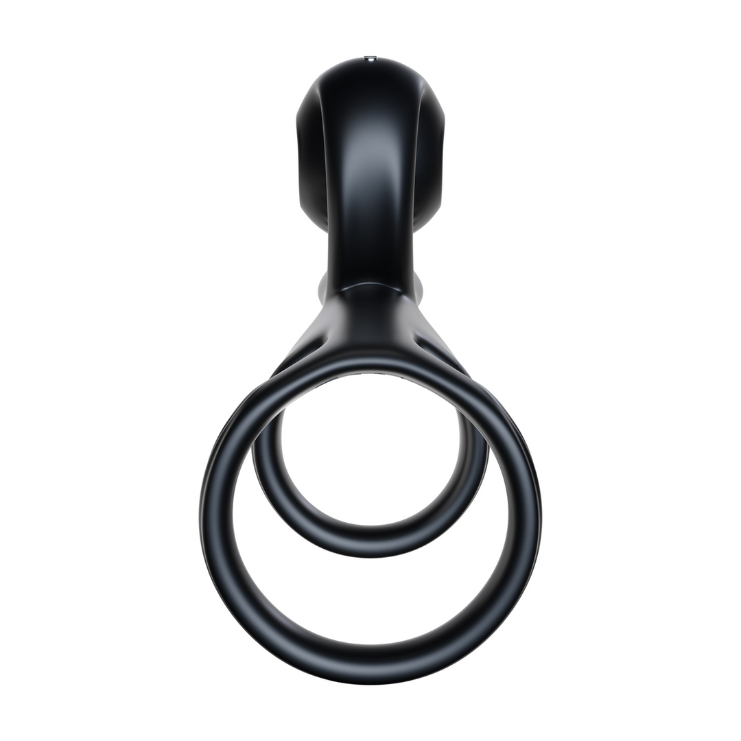 Stimulator Jovi Ring für Paare Schwarz 12 x Ø 3,5 cm