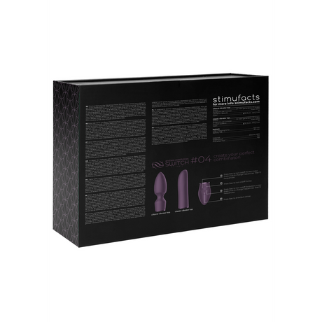 Vibrator Vergnügungsset #4 mit verschiedenen Aufsätzen