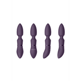 Vibrator Vergnügungsset #4 mit verschiedenen Aufsätzen Schwarz