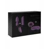 Vibrator Vergnügungsset #4 mit verschiedenen Aufsätzen Schwarz