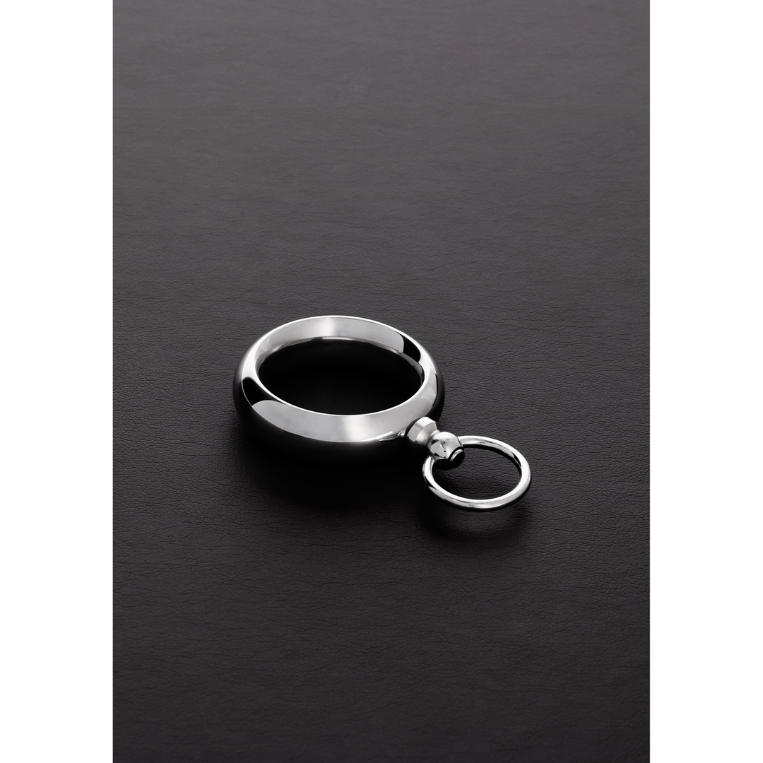 Penisring Donut mit O-Ring Silber 8,4 cm