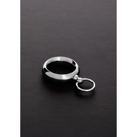 Penisring Donut mit O-Ring Silber 8,4 cm