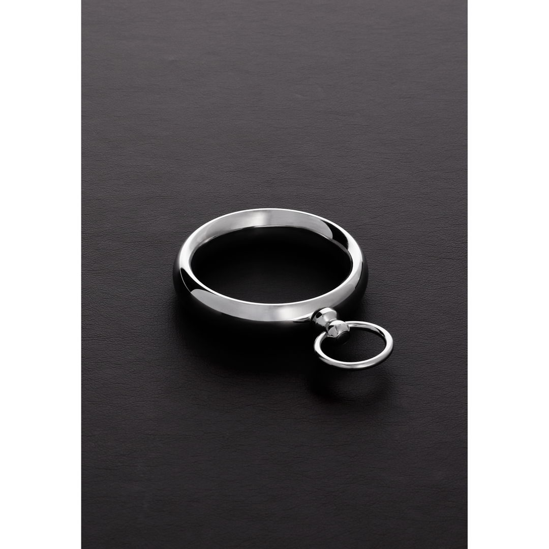 Penisring Donut mit O-Ring Silber 8,4 cm