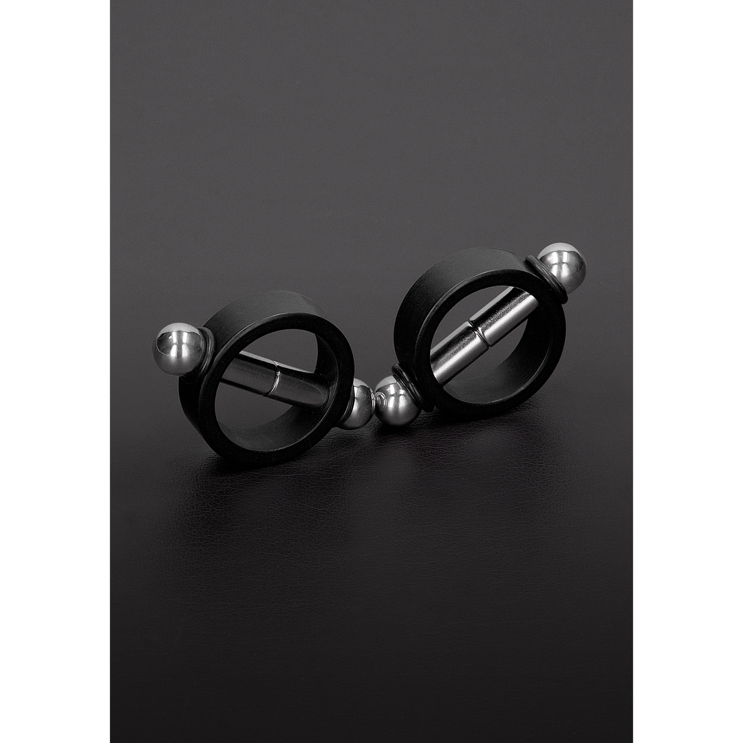 Nippelklemmen magnetisch Schwarz