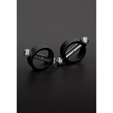 Nippelklemmen magnetisch Schwarz