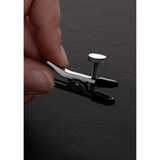Nippelklemmen Alligator verstellbar Silber 41,3 cm