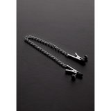 Nippelklemmen Alligator verstellbar Silber 41,3 cm