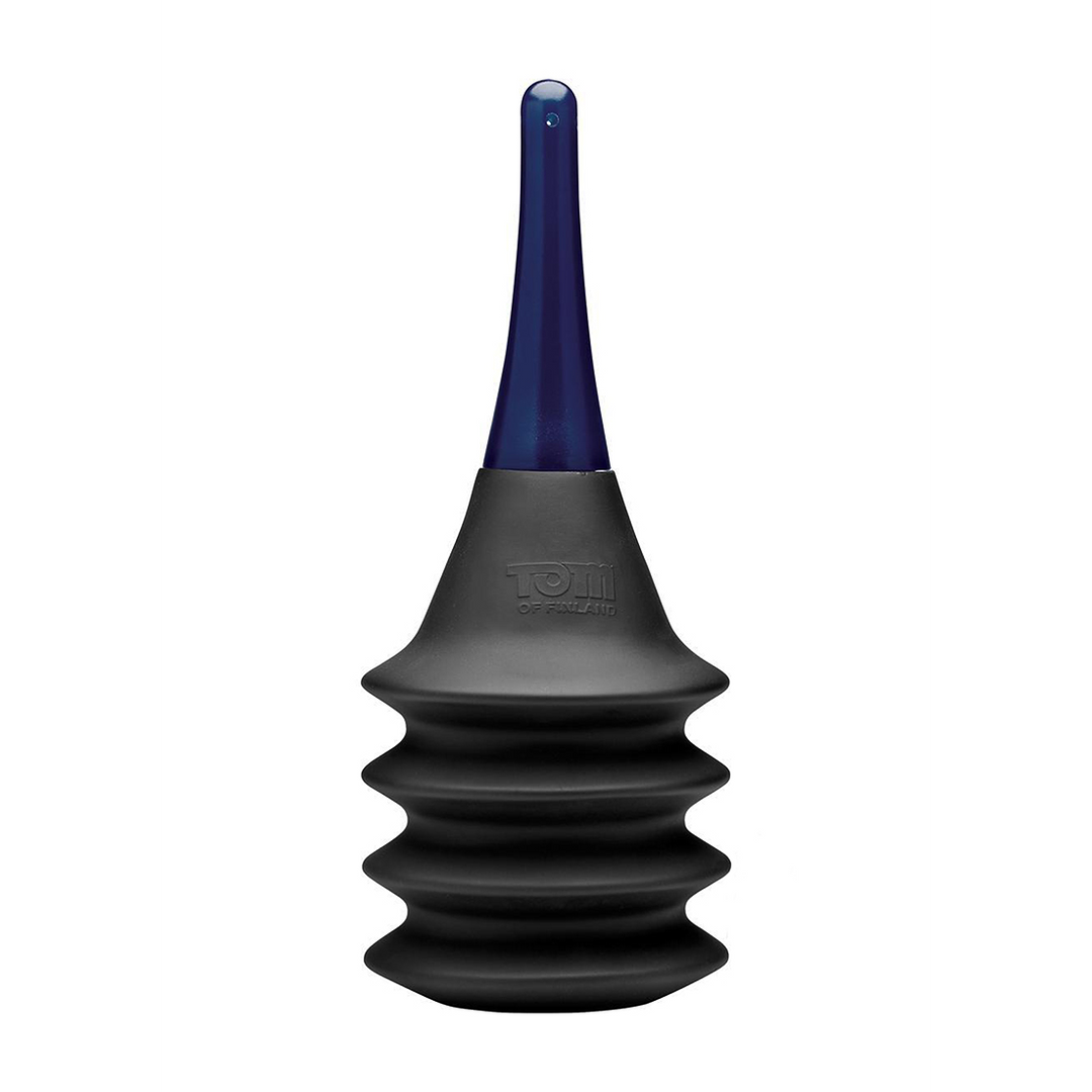 Analdusche Akkordeon-Pumpe groß Schwarz 10 x Ø 3,1 cm