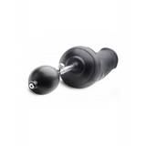 Dildo Toms aufblasbar aus Silikon Schwarz 32,4 cm