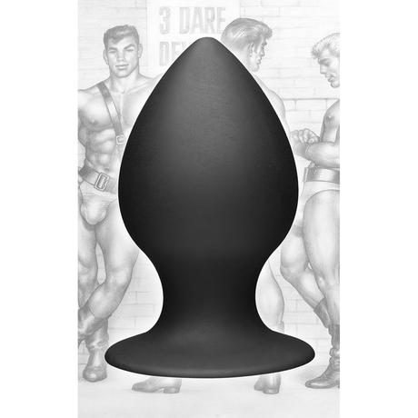 Analplug aus Silikon Schwarz XL