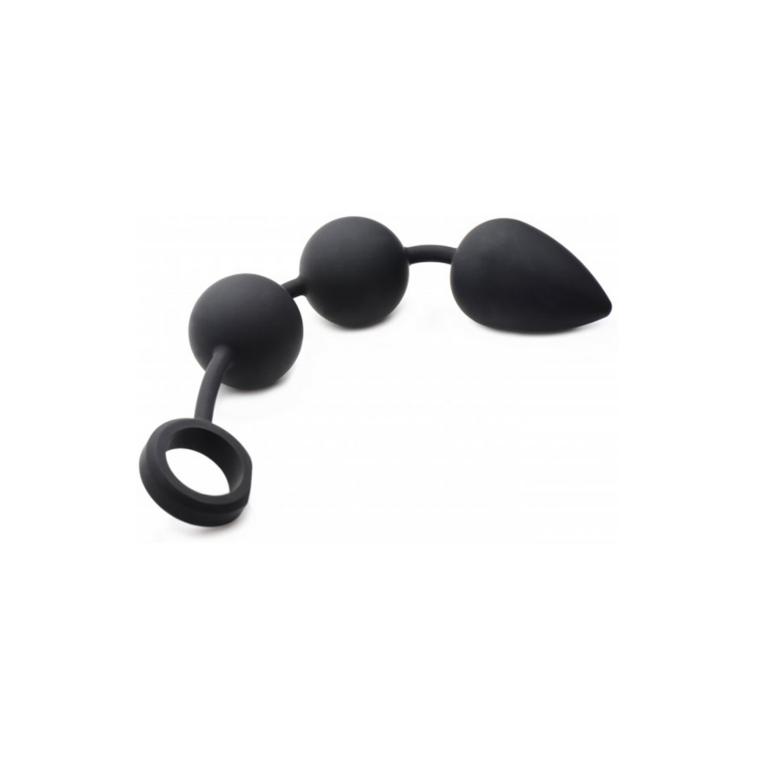 Analkette gewichtet Schwarz 31,8 x Ø 5,7 cm