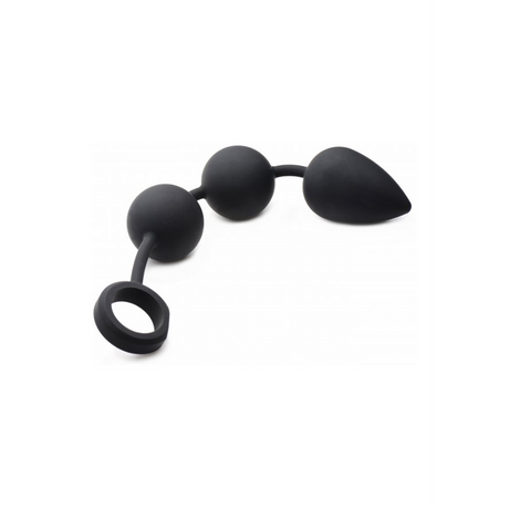 Analkette gewichtet Schwarz 31,8 x Ø 5,7 cm