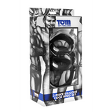 Penisring-Set Silikon 3-teilig Grau Ø 4,5 cm