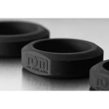 Penisring-Set Silikon 3-teilig Grau Ø 4,5 cm