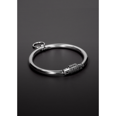 Halsband mit Zahlenschloss Silber 12,6 x Ø 12,6 cm