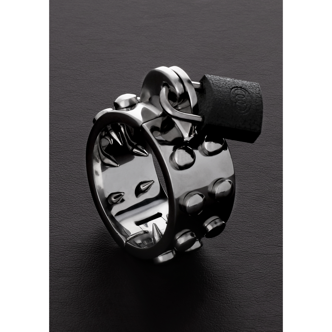 Peniskäfig Kalis Zähne mit Spikes Silber 7,2 cm
