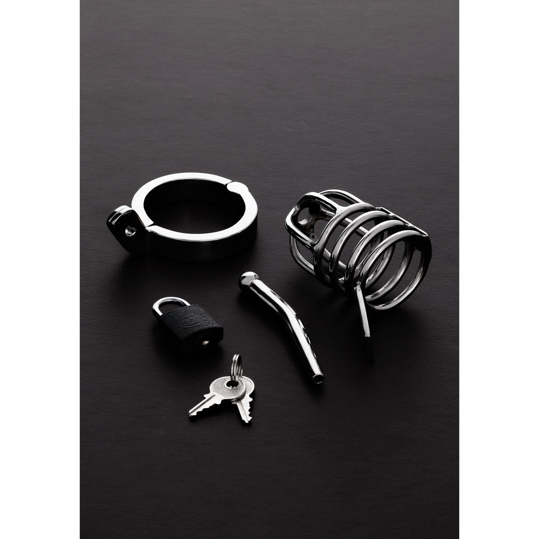 Peniskäfig Attica Silber 8 cm